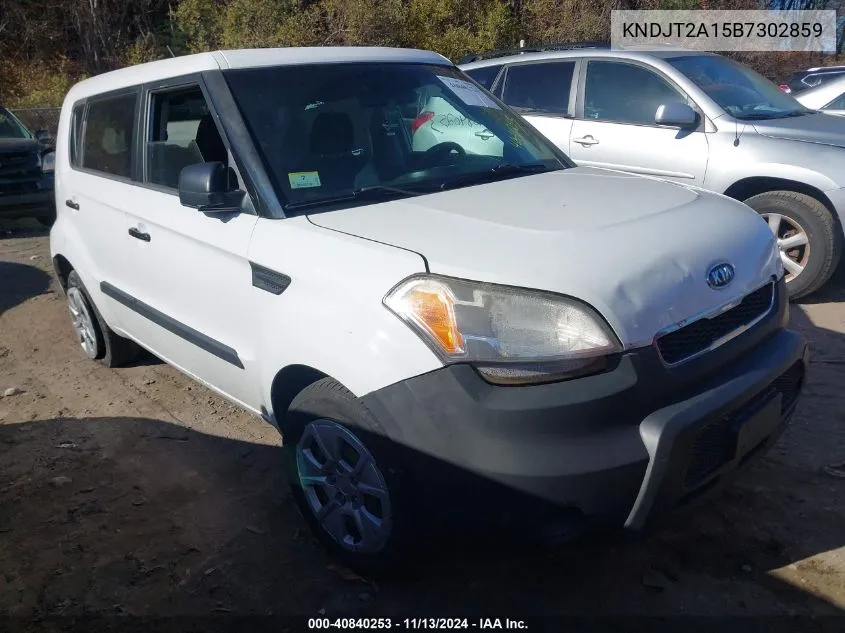 2011 Kia Soul VIN: KNDJT2A15B7302859 Lot: 40840253