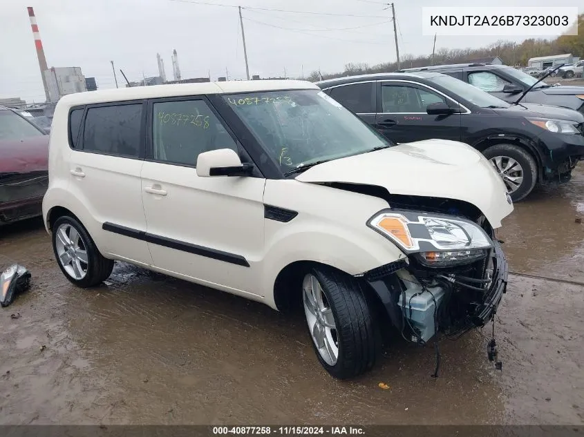 2011 Kia Soul ! VIN: KNDJT2A26B7323003 Lot: 40877258