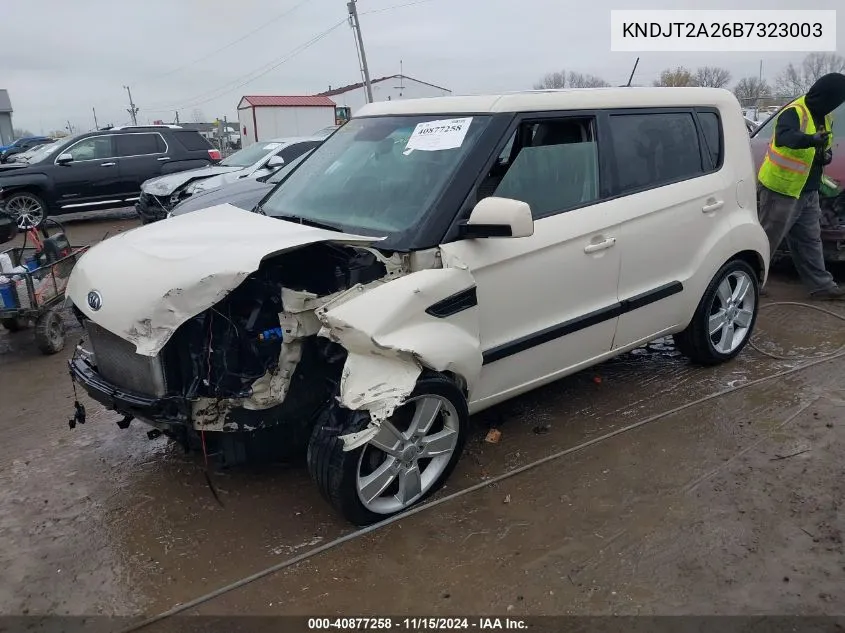 2011 Kia Soul ! VIN: KNDJT2A26B7323003 Lot: 40877258