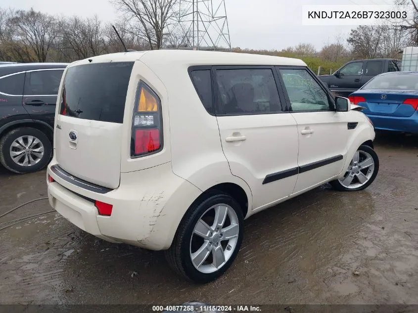 2011 Kia Soul ! VIN: KNDJT2A26B7323003 Lot: 40877258