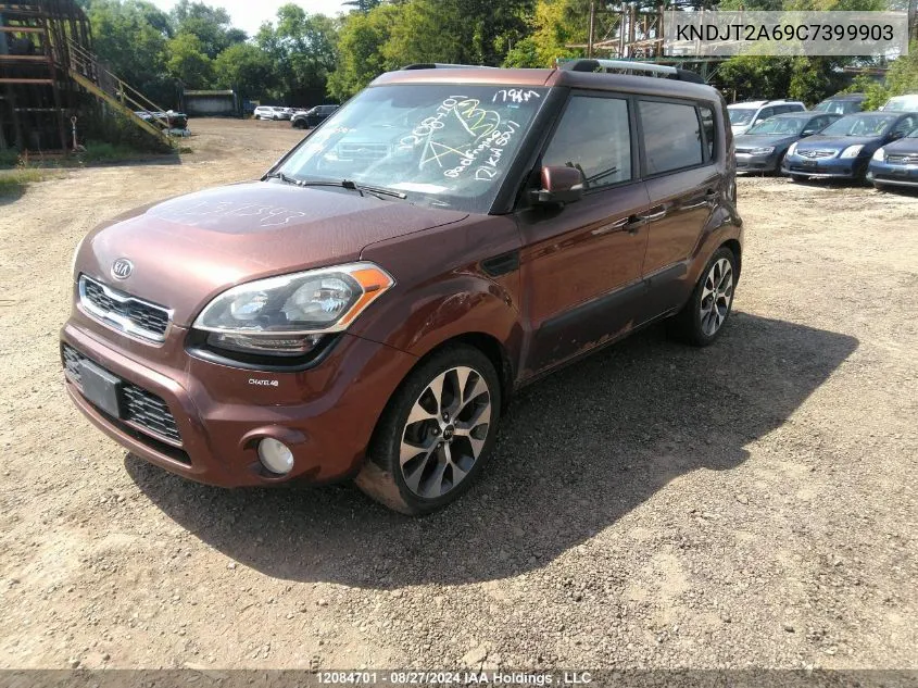 2012 Kia Soul +/!/Sport VIN: KNDJT2A69C7399903 Lot: 12084701