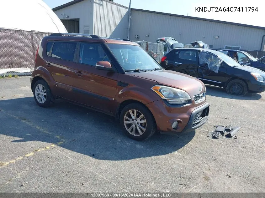 KNDJT2A64C7411794 2012 Kia Soul