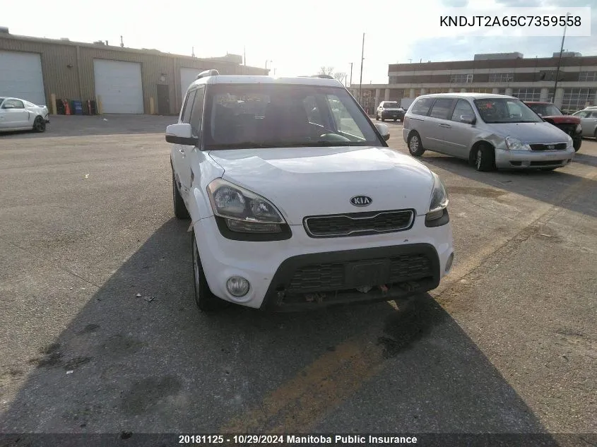 2012 Kia Soul 2U VIN: KNDJT2A65C7359558 Lot: 20181125