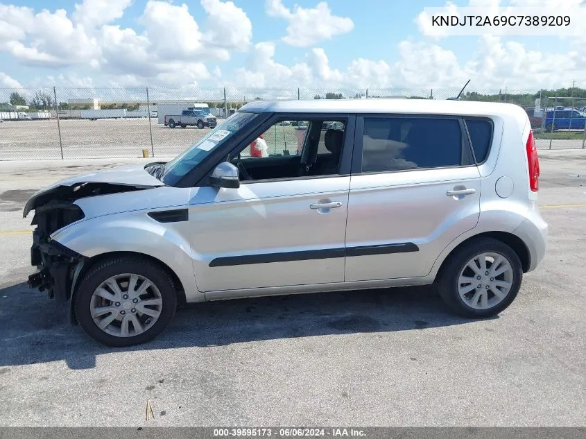 2012 Kia Soul + VIN: KNDJT2A69C7389209 Lot: 39595173