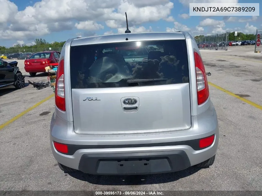 2012 Kia Soul + VIN: KNDJT2A69C7389209 Lot: 39595173