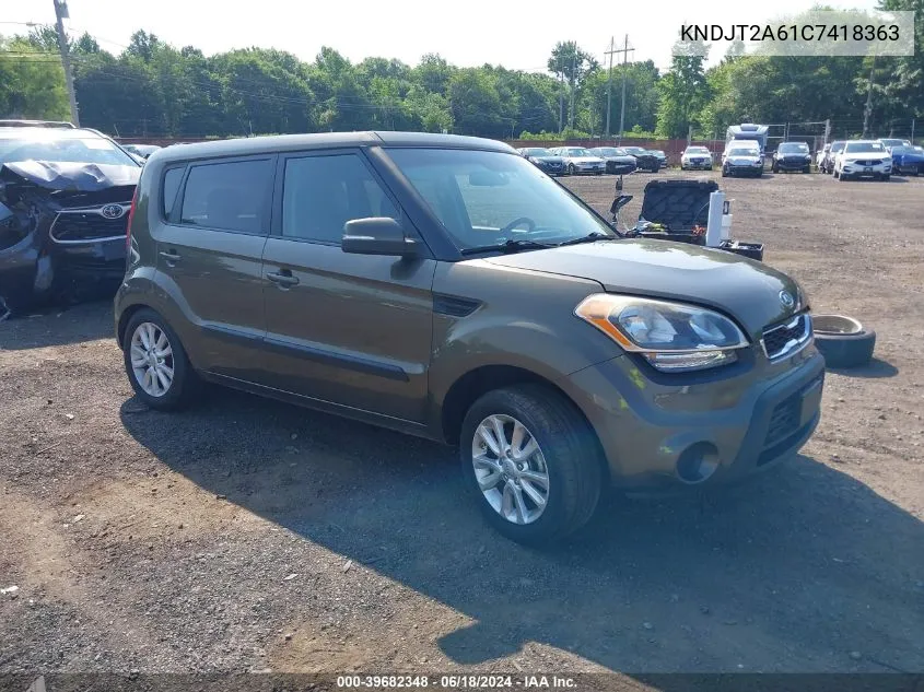 KNDJT2A61C7418363 2012 Kia Soul +