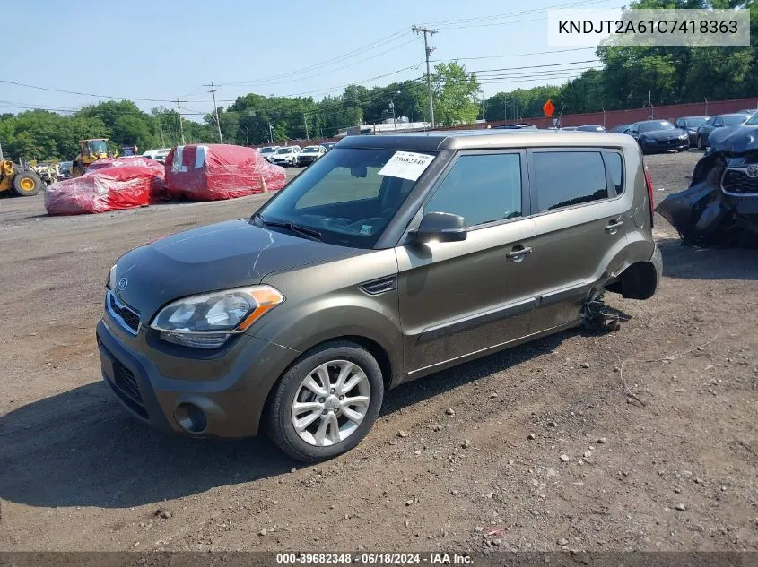 KNDJT2A61C7418363 2012 Kia Soul +