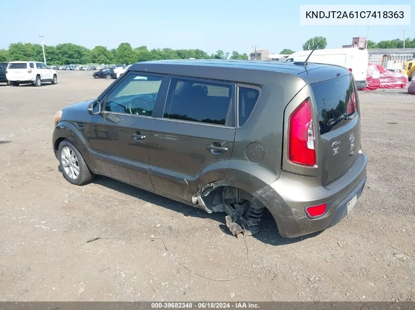 KNDJT2A61C7418363 2012 Kia Soul +