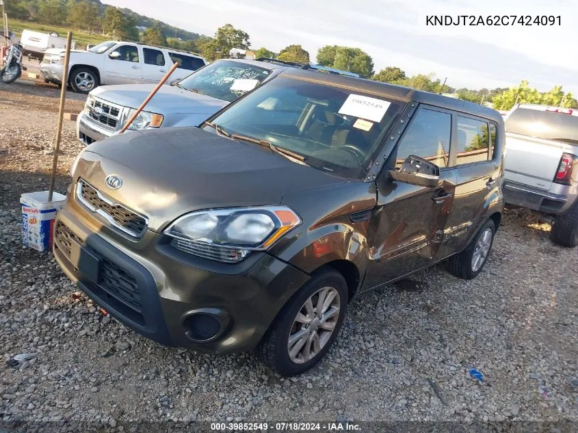 KNDJT2A62C7424091 2012 Kia Soul +