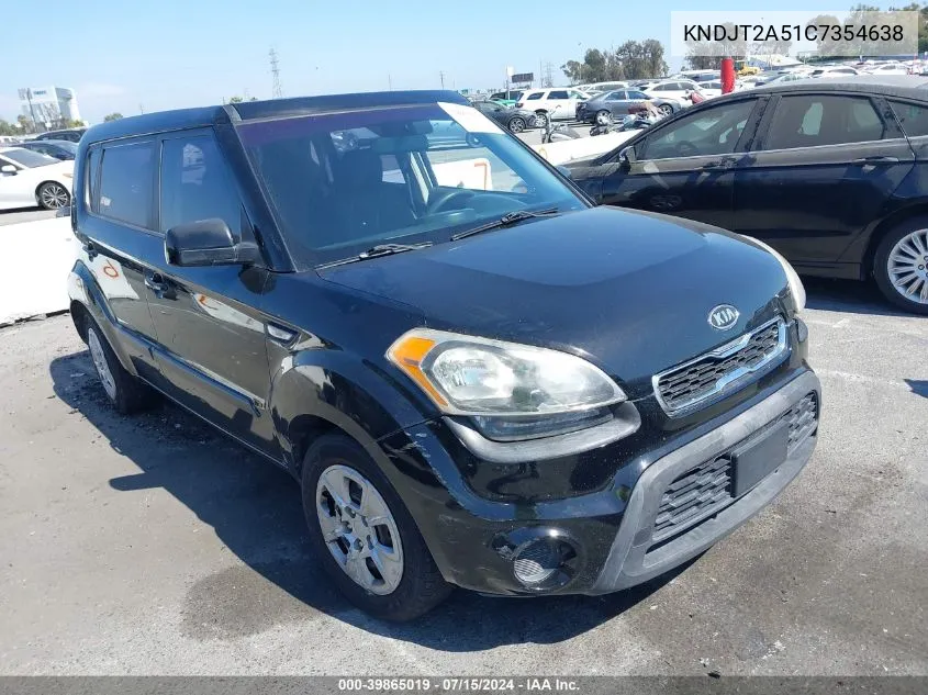 KNDJT2A51C7354638 2012 Kia Soul