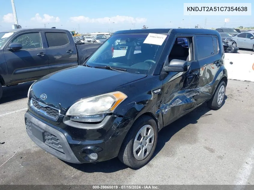 KNDJT2A51C7354638 2012 Kia Soul