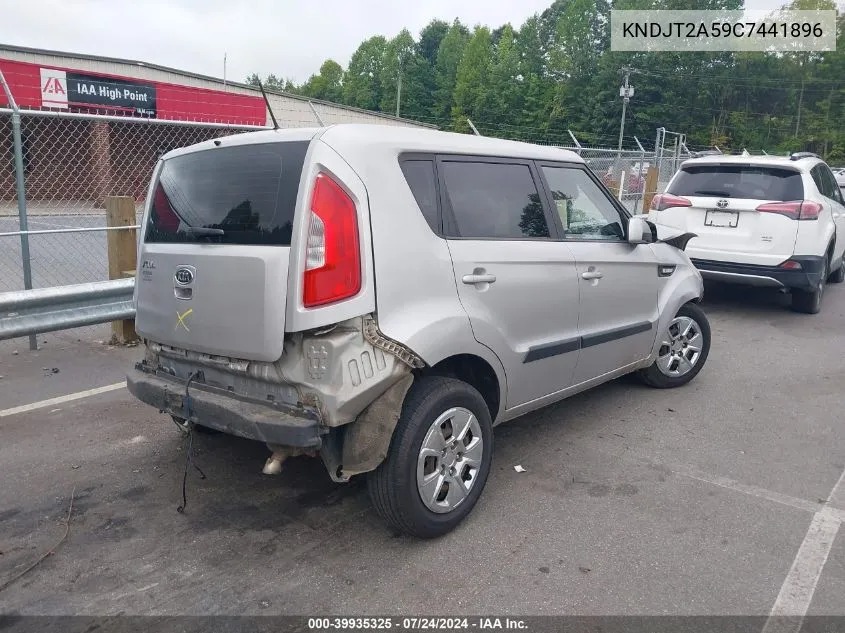 2012 Kia Soul VIN: KNDJT2A59C7441896 Lot: 39935325