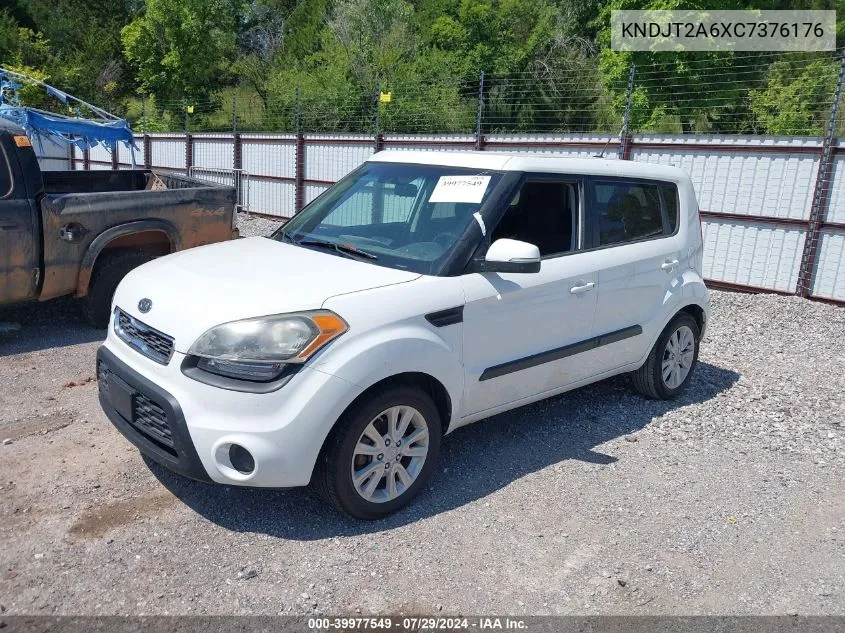 2012 Kia Soul + VIN: KNDJT2A6XC7376176 Lot: 39977549