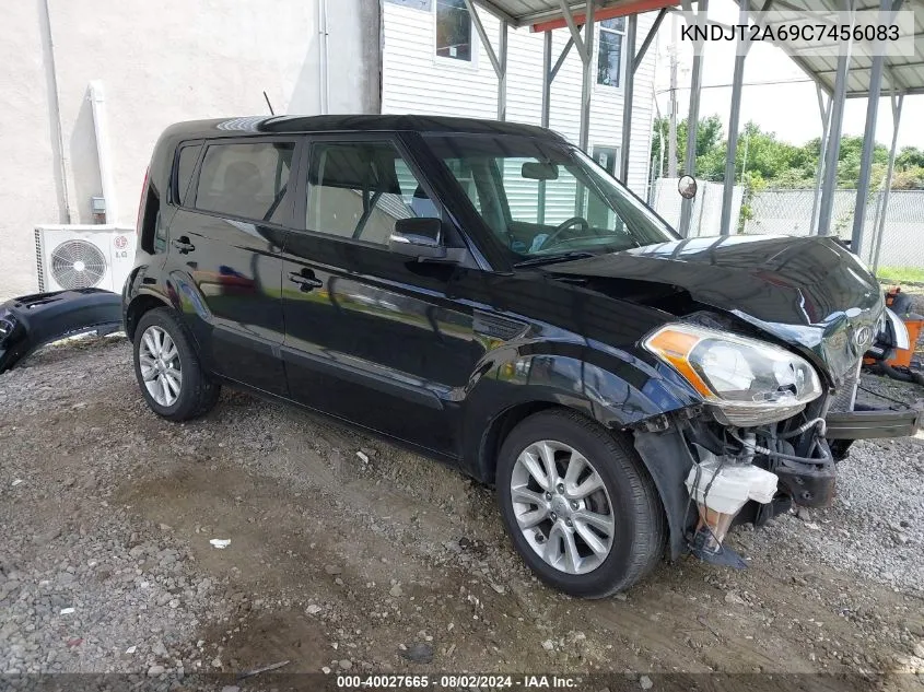 2012 Kia Soul + VIN: KNDJT2A69C7456083 Lot: 40027665