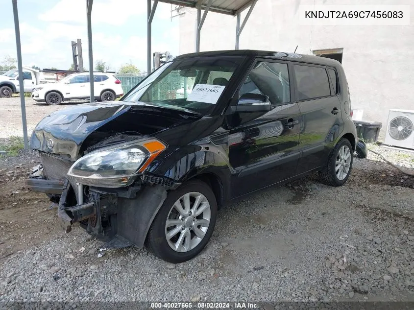 2012 Kia Soul + VIN: KNDJT2A69C7456083 Lot: 40027665