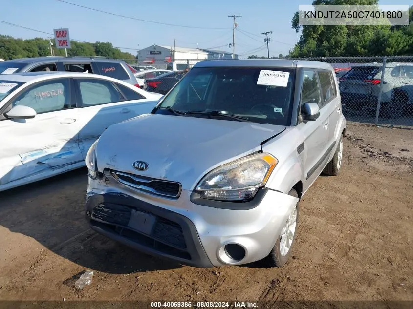 KNDJT2A60C7401800 2012 Kia Soul +