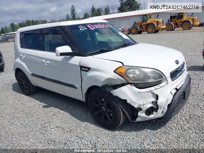 2012 Kia Soul VIN: KNDJT2A52C7462718 Lot: 40099496