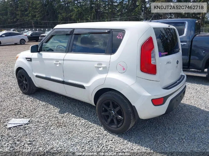 2012 Kia Soul VIN: KNDJT2A52C7462718 Lot: 40099496