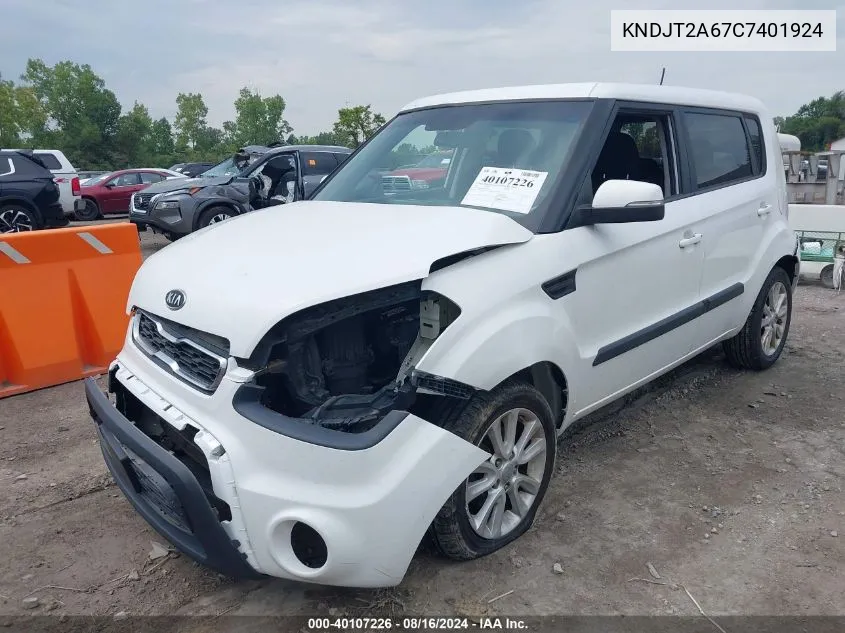 KNDJT2A67C7401924 2012 Kia Soul +