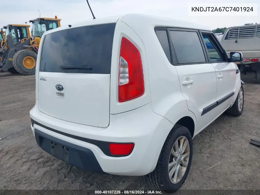 KNDJT2A67C7401924 2012 Kia Soul +