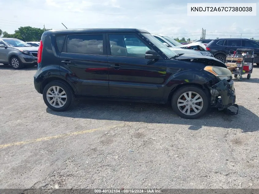 KNDJT2A67C7380038 2012 Kia Soul +