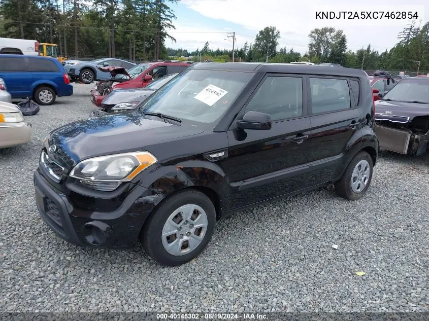 2012 Kia Soul VIN: KNDJT2A5XC7462854 Lot: 40145302