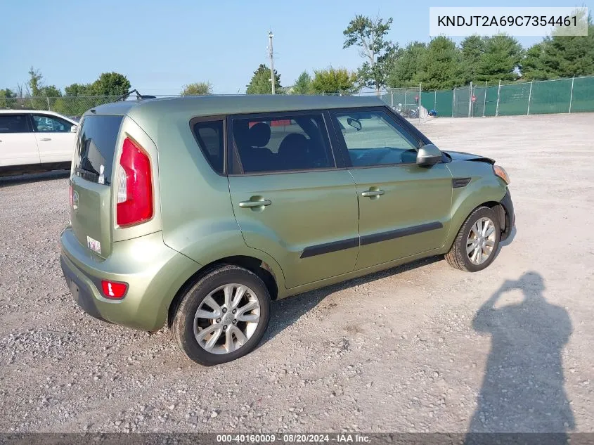 2012 Kia Soul + VIN: KNDJT2A69C7354461 Lot: 40160009