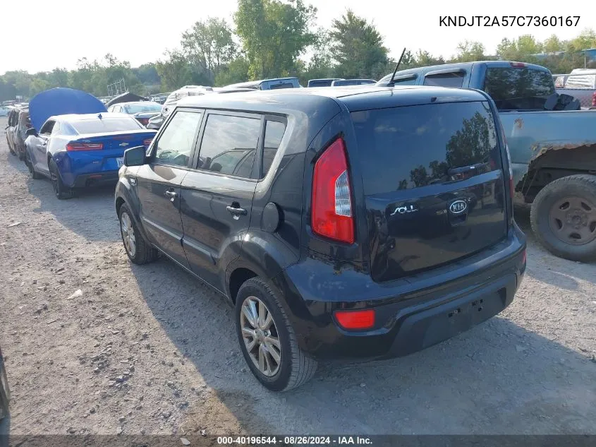 KNDJT2A57C7360167 2012 Kia Soul