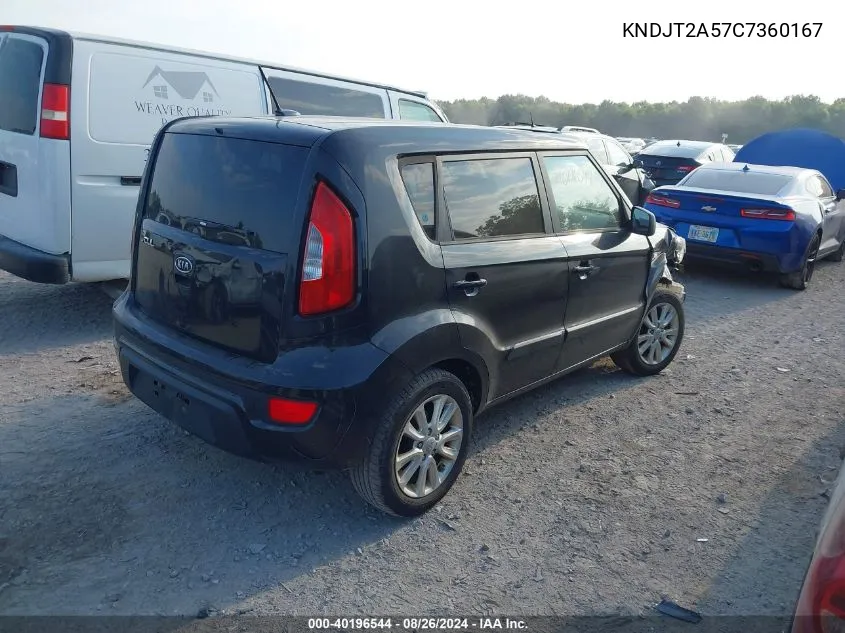 KNDJT2A57C7360167 2012 Kia Soul