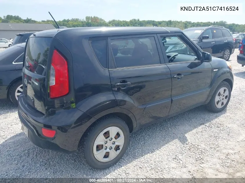 KNDJT2A51C7416524 2012 Kia Soul