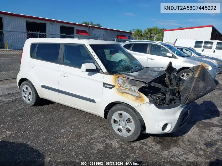 KNDJT2A58C7445292 2012 Kia Soul