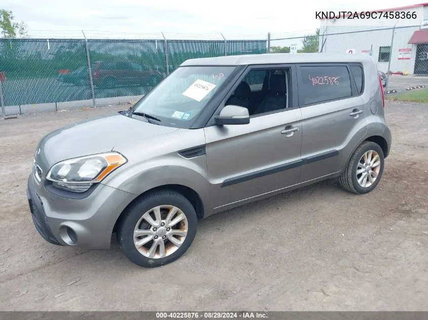 2012 Kia Soul + VIN: KNDJT2A69C7458366 Lot: 40225876