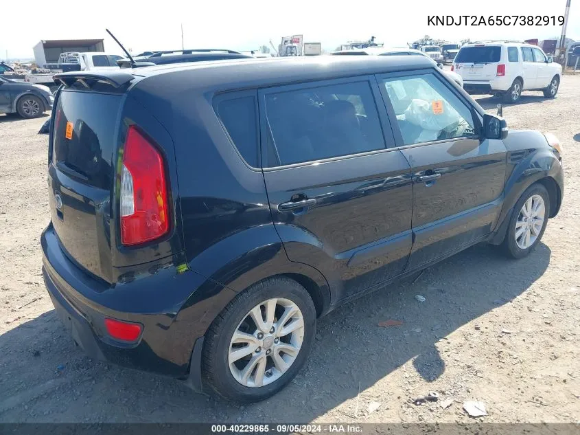 2012 Kia Soul +/!/Sport VIN: KNDJT2A65C7382919 Lot: 40229865