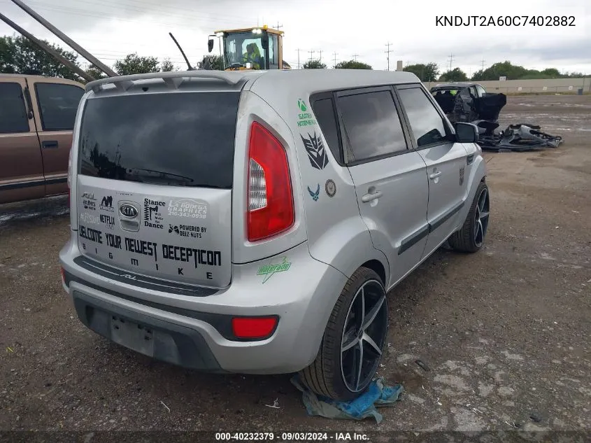 KNDJT2A60C7402882 2012 Kia Soul +