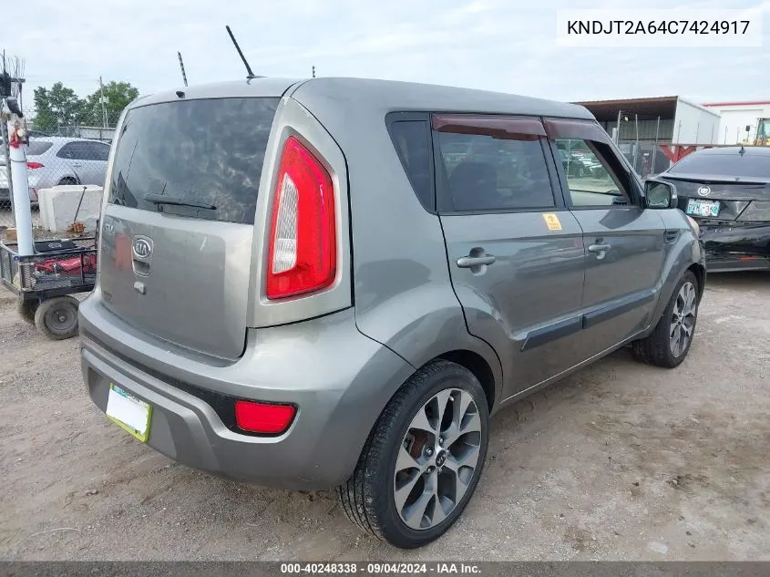 KNDJT2A64C7424917 2012 Kia Soul +/!/Sport