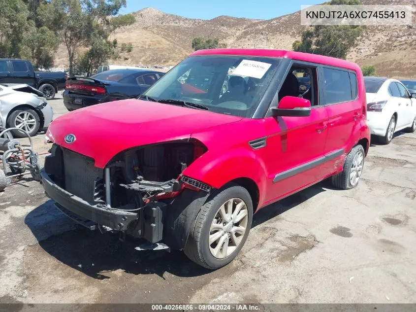 2012 Kia Soul + VIN: KNDJT2A6XC7455413 Lot: 40256856