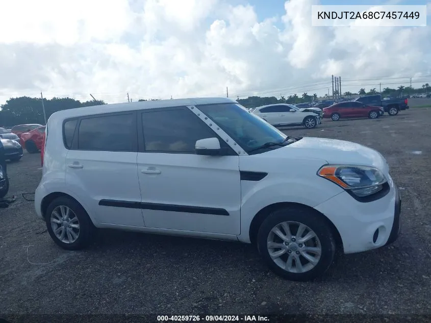 KNDJT2A68C7457449 2012 Kia Soul +