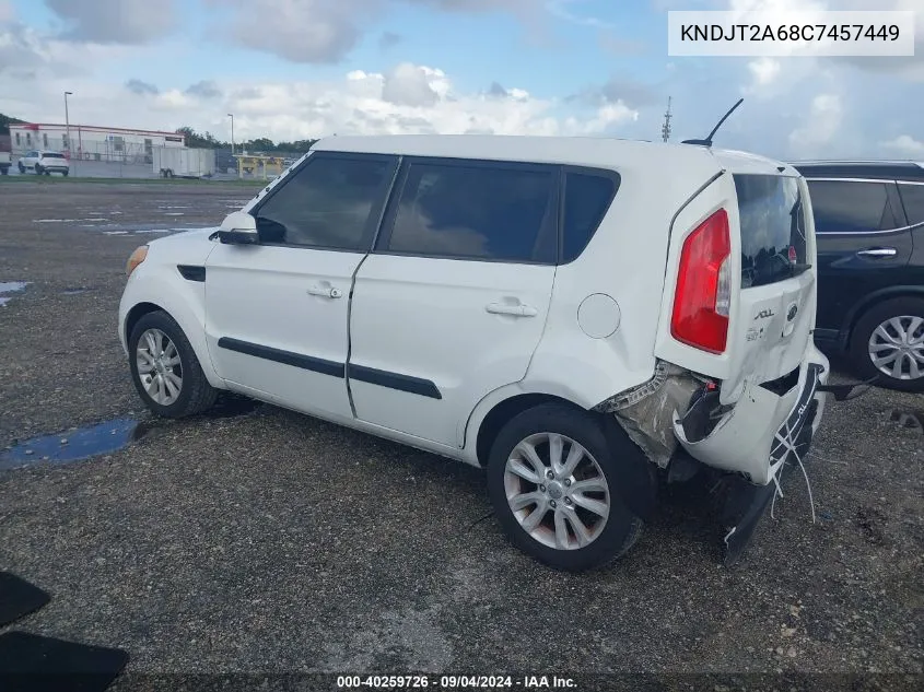 KNDJT2A68C7457449 2012 Kia Soul +