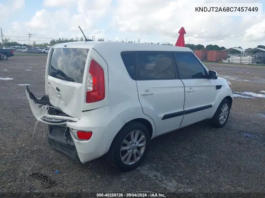 KNDJT2A68C7457449 2012 Kia Soul +