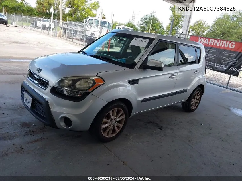 2012 Kia Soul +/!/Sport VIN: KNDJT2A60C7384626 Lot: 40269235