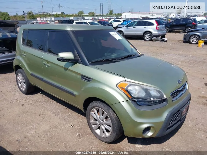 KNDJT2A60C7455680 2012 Kia Soul +