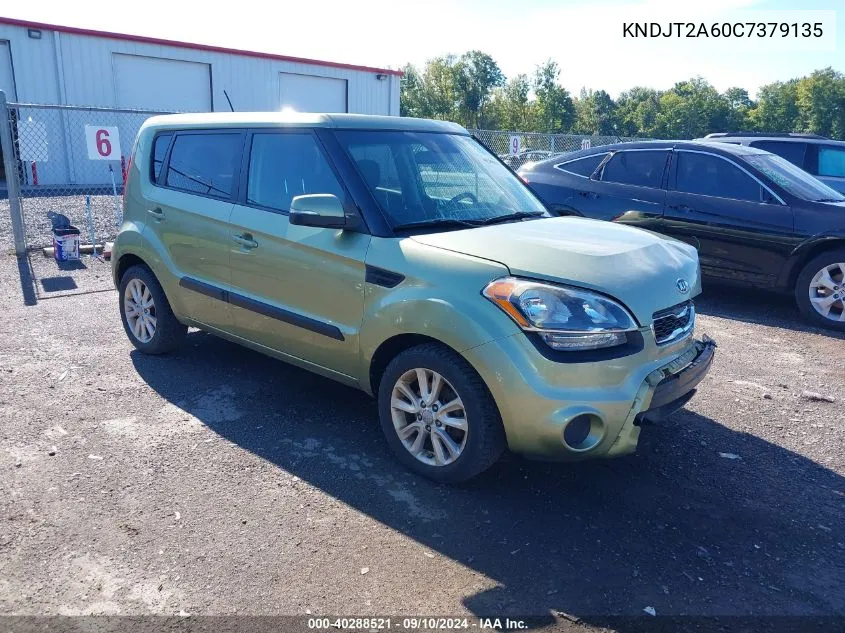 2012 Kia Soul +/!/Sport VIN: KNDJT2A60C7379135 Lot: 40288521