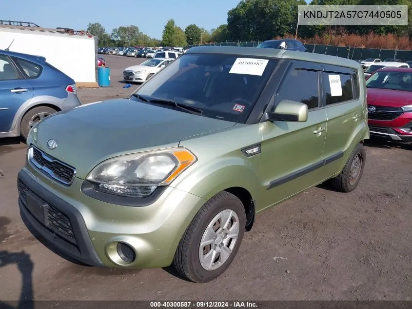 KNDJT2A57C7440505 2012 Kia Soul