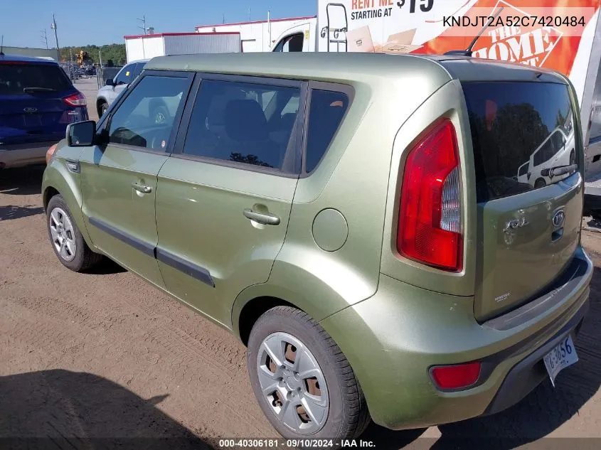 KNDJT2A52C7420484 2012 Kia Soul