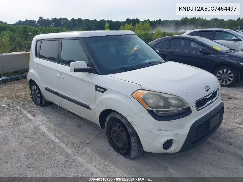 2012 Kia Soul VIN: KNDJT2A50C7464497 Lot: 40318755