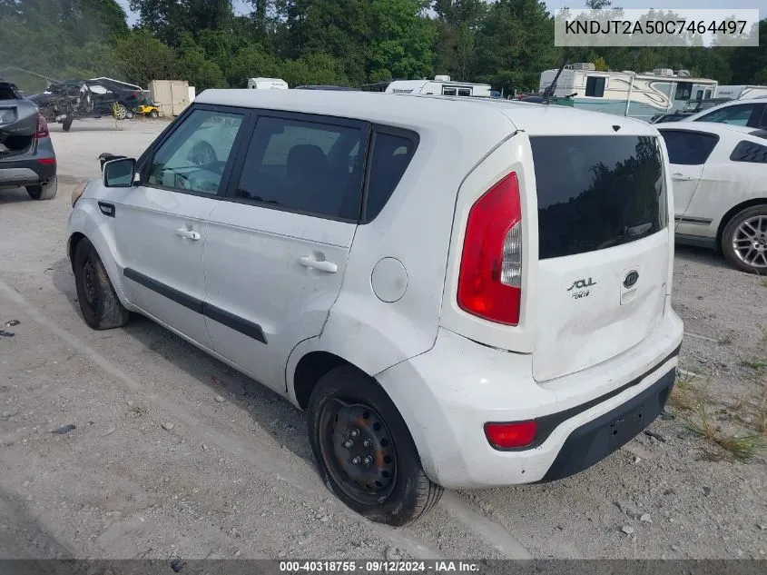 2012 Kia Soul VIN: KNDJT2A50C7464497 Lot: 40318755