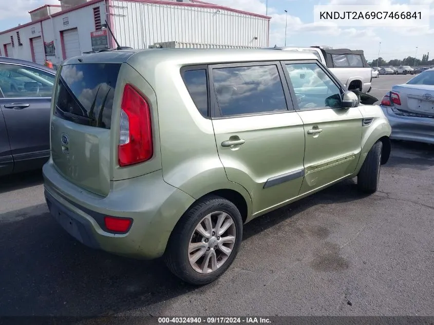 2012 Kia Soul + VIN: KNDJT2A69C7466841 Lot: 40324940