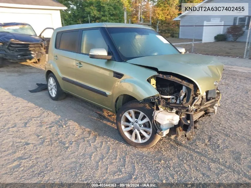 KNDJT2A63C7402455 2012 Kia Soul +