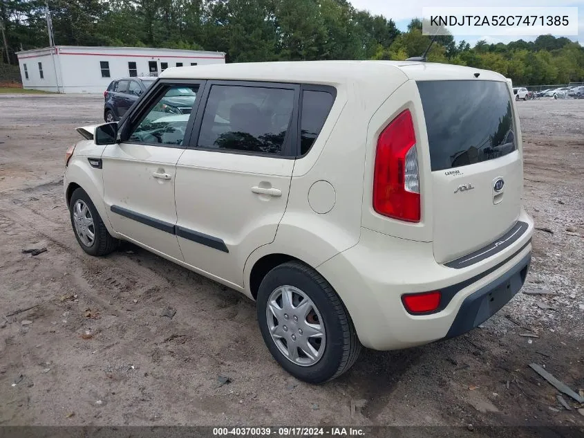 KNDJT2A52C7471385 2012 Kia Soul