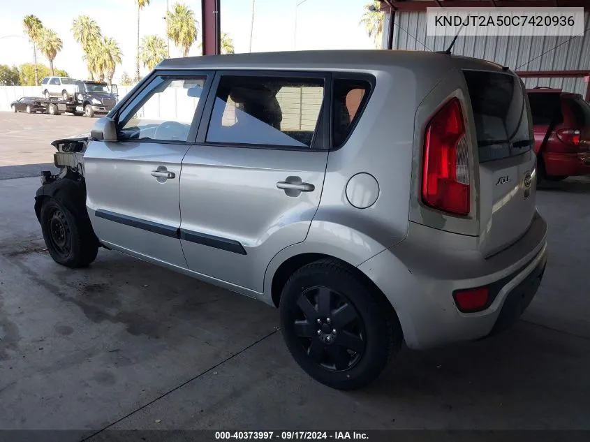 KNDJT2A50C7420936 2012 Kia Soul